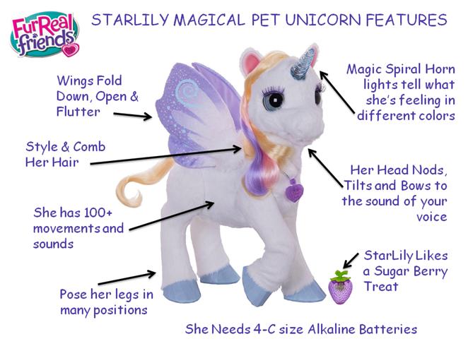 furreal unicorn starlily